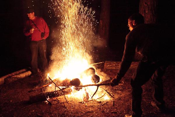 Well, the night party was pretty fiery