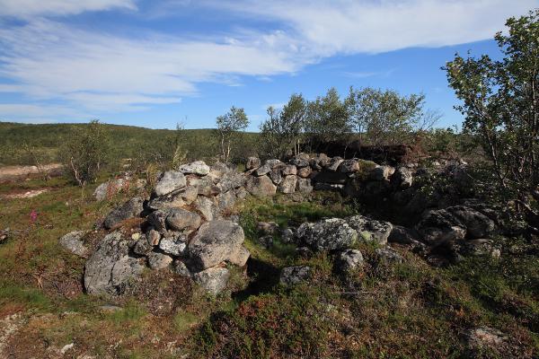 Old gun positions